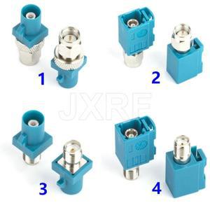 2PCS SMA to Fakra Z 남성/여성 차량 안테나 어댑터 케이블 자동차 스테레오 안드로이드 네비게이션 FM 라