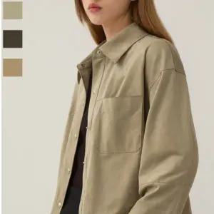 [리스트](대구신세계) 루즈핏 스웨이드 셔츠 점퍼