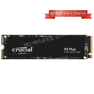 Crucial P3 Plus 500GB 1TB 2TB PCIe Gen4 NAND NVMe M.2 2280 SSD 5000MBs