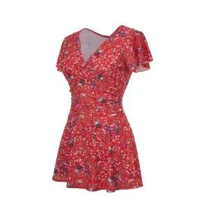 [롯데백화점]레노마 여성 셔링 플라워 모노키니 RN-LS2C901-RD