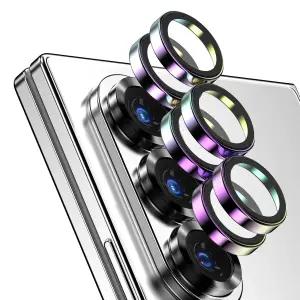 케이맥스 갤럭시 Z 폴드7 풀커버 메탈링 강화유리 카메라 렌즈 보호필름 2매