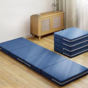 접이식 매트리스 4단 높은 수면매트 1인용 자취 간이 바닥토퍼 손님용