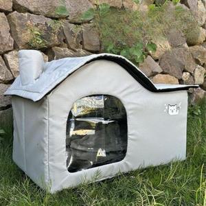 야외 고양이집 겨울 난방 겨울집 숨숨집 방한 길냥이