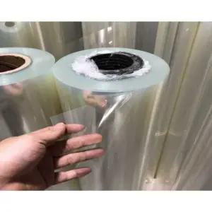 투명 경질 방품 시공 pvc 제전비닐 필름 현관 커튼