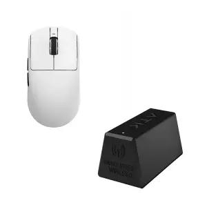 [ATK] VXE R1 PRO MAX 유무선 [잠자리] 게이밍 마우스 [화이트] + 4K 리시버 [블랙] 정품