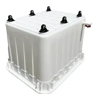 대형 바퀴 달린 배수구 물통 어항 수조 회전 상자 손잡이 이동식