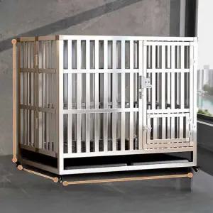 대형견 스텐 철장 이동식 스테인레스 동물 막이 펜스 애완