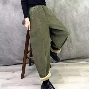 [루미루나]코듀로이안감털밴딩팬츠