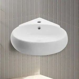 소형 세면대 미니 작은 간이 세면기 LKBATH006 코너형 (WFFZ895)