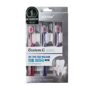 오스템G 잇몸케어 칫솔 3개입