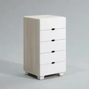 우아미가구 하예 5단 미니 높은 서랍장