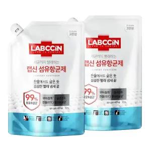 [애경] 랩신 섬유항균제 코튼향 리필 1.2L x2개