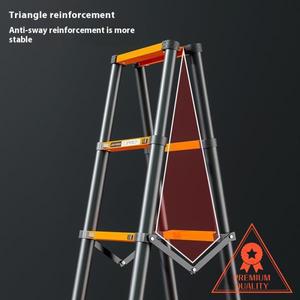 두꺼운 탄소강 텔레스코픽 사다리 홈 대나무 리프팅 및 접이식 프로젝트 계단 다기능 지그재그
