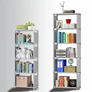 5단책장 수납장 다용도옷장선반 부직포 패브릭수납함