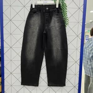 [에꼴리에]에꼴리에 주니어 벌룬 와이드 블랙워싱진 25C1206