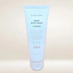 에스네이처 아쿠아 라이스 약산성 클렌징폼 160ml 1개