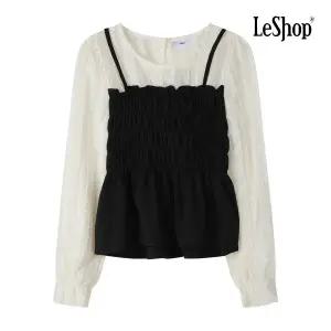 [르샵] 스모크 레이어드형 블라우스 (BP8BL014A)
