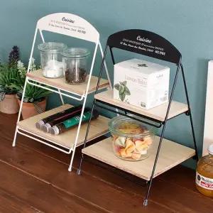 철제 우드 접이식 인테리어 선반 소품 진열대 스탠드 거실인테리어선반 이쁜철재선반 화분선반