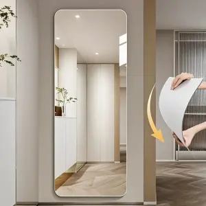 붙이는전신거울 노프레임 부착형 스티커 대형 아크릴 미러