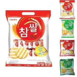 크라운 5400 참쌀 설병 270g/쌀과자/전통/과자/선과/찹쌀/간식/고소한/맛있는/찹쌀선과/찹쌀과자