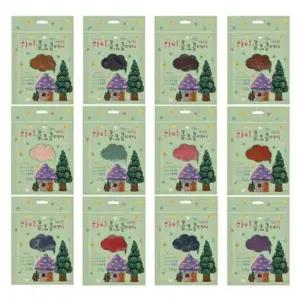 콜크클레이 -12가지 색상 재료 공작 학습 방과후 과제 교육자료