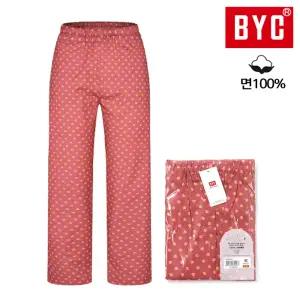 [BYC] NCG2171 면40수 여성9부파자마빅사이즈잠옷바지_프레첼오렌지