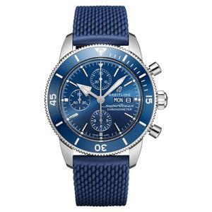 브라이틀링 슈퍼오션 헤리티지 II 크로노그래프 자동 블루 다이얼 남성용 시계 A13313161C1S1