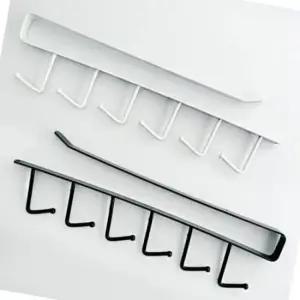 싱크대 컵걸이 6구 찬장 틈새 수납행거 주방 정리용 필수 아이템 상부장 정리