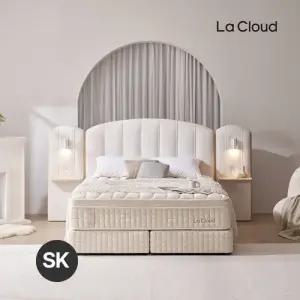 [라클라우드] SK 라르테 프리미엄 호텔식 패브릭 슈퍼킹침대(프레임+매트)