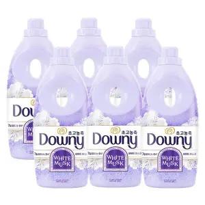 다우니 화이트머스크 초고농축 섬유유연제 1L 6개