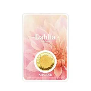[아시아골드][아시아골드] 다알리아 24k 순금 잠상 골드바 골드코인 10g