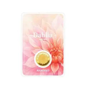 [아시아골드][아시아골드] 다알리아 24k 순금 잠상 골드바 골드코인 3.75g
