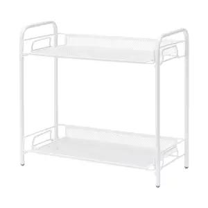 이케아 TEVALEN 테발렌 2단 선반 36x17x33cm/수납유닛/철제/오픈/베란다/화장실