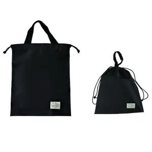 블랙 신발 주머니 조리개 가방 스포츠 운동 체육