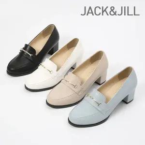 [잭앤질]잭앤질 심플한 체인 금장식 펌프스(JA0Z119)