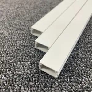 [아우트]사각 백색 전선몰딩 인테리어몰딩 3호