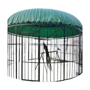 단철 슈퍼 큰 대형 새를 호랑이 비둘기 케이지 앵무새 공작새 야외 쇼핑몰 피부가 향한 그물