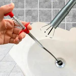 배수구 하수구 머리카락 이물질 제거 배관막힘 뚫어뻥