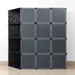 DIY 복합 선반수납장 140x140cm 조립식옷장 조립식옷장 옷장행거 진열장 의류수납장 의류수납함