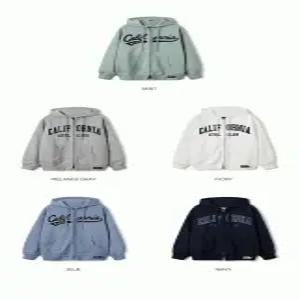 WHOAU 공용 시그니처 패치 집업 Signature Patch Hood Zipup WHMZF1111USG
