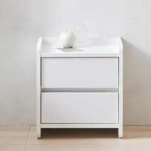 보루네오 마르체 댄디 E0 화이트 서랍2단 침대 협탁 BHS002C (착불)