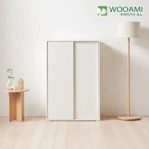 우아미가구 모노 마시 다용도 거실 슬라이딩 수납장 1단