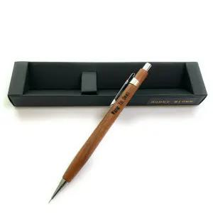 하비브라운 선물용 우드 각인샤프 0.5mm 복숭아 나무 무료 각인