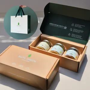 선물세트 100 땅콩 + 크런치 + 아몬드 버터  무첨가 무설탕 스프레드 세트