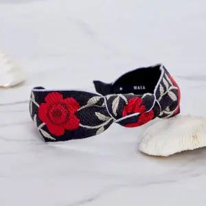 [라라] 마이아 덩굴 장미 형광 머리띠-블랙(MAIAHB158)