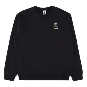 [르꼬끄] 테니스 에센셜 베이직 맨투맨 QP323TFS81-BLK0