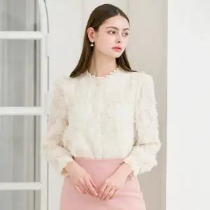 [카인드베리] 샤기 레이스 블라우스