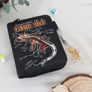 크레스티드 게코 지갑남아 어린이 키즈 학생 패션 도마뱀