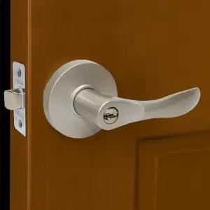 2-1 공구생활 국산 레버형 도어락 850 퍼스트 침실용 방문 손잡이 목문 문고리