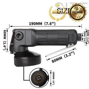 공압도구 4인치 공압 폴리 셔 에어 앵글 그라인더 휠 도구 금속 목재 절단 연마 및 기계